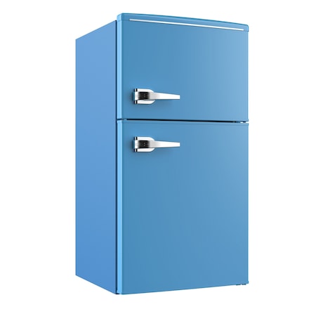 Avanti 3.0 cu. ft. Retro Compact Refrigerator/Freezer, Robin's Egg Blue RMRT30X6BL-IS
